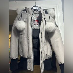 Brand New Moose Knuckle Debbie Bomber Jacket